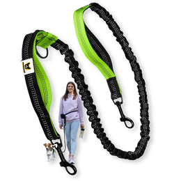 Bungeeteil für kleine Hunde bis 15 kg – 110 bis 160 cm, Grün