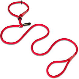 Retrieverleine mit Zugstopp – 200 cm, Rot