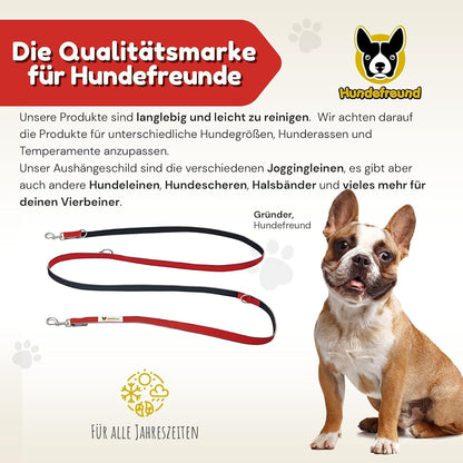 6-in-1 Multifunktionsleine von Hundefreund im Einsatz beim Gassi gehen