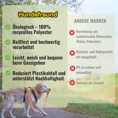 Recycelte Hundeleine von Hundefreund, Detailansicht der Verarbeitung