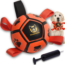 Hundefußball 12 cm von Hundefreund in Orange, Gesamtansicht