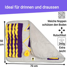 Schnüffelteppich von Hundefreund mit 8 Verstecken für Leckerlis