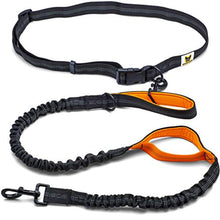 Orange Joggingleine von Hundefreund für große Hunde, 120 cm